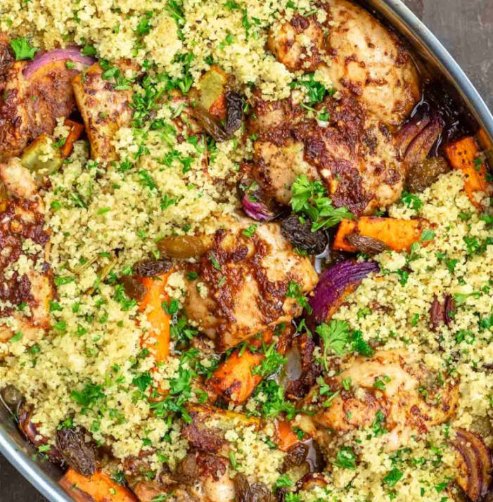 Moroccan Style Chicken Thighs