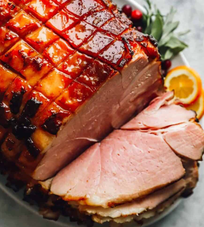 BROWN SUGAR GLAZED BAKED HAM MEAL