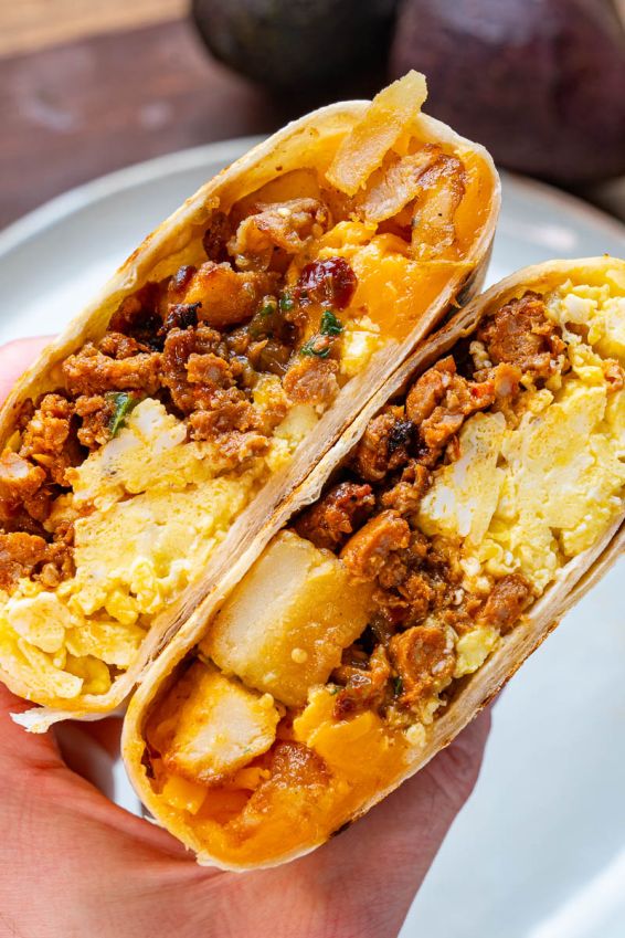 CHORIZO BREAKFAST BURRITO