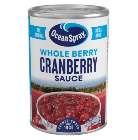 Cranberry Sauce Whole Berry 14oz