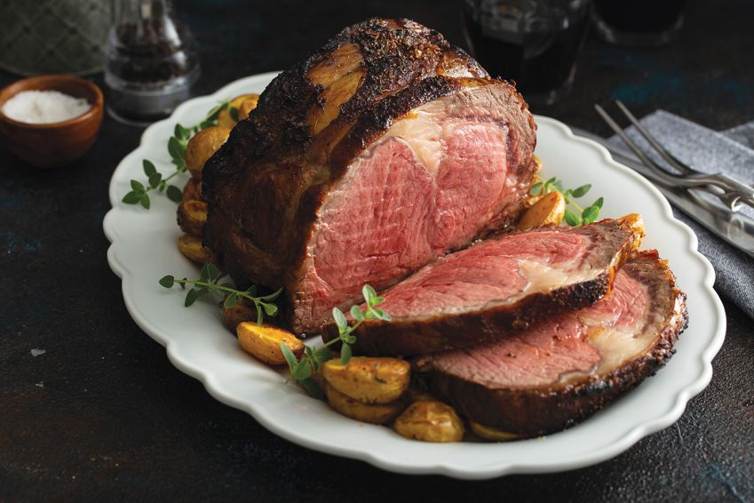 Choice Prime Rib Roast Boneless (Per LB) DEPOSIT