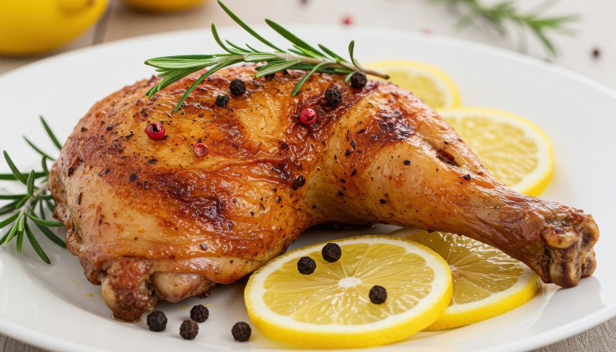 #14 Herb Roasted Chicken Quarters/Roast Beef/Stuffed Acorn Squash