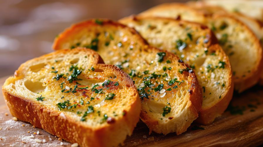 Baked Garlic Bread