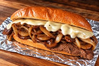 Philly Cheese w/Grilled Onions & White Monterey Jack