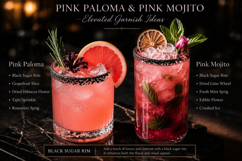 SIGNATURE WELCOME & BAR CRAFTED COCKTAILS 