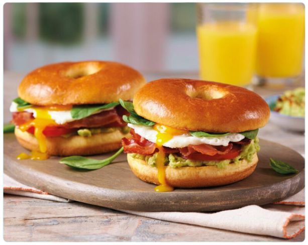 Rasher & Egg Breakfast Bagel 