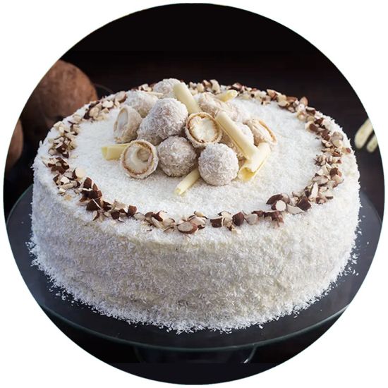 Deluxe Raffaello Cream Cake