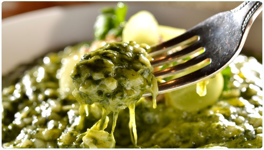 Green Fresh Pesto Pasta