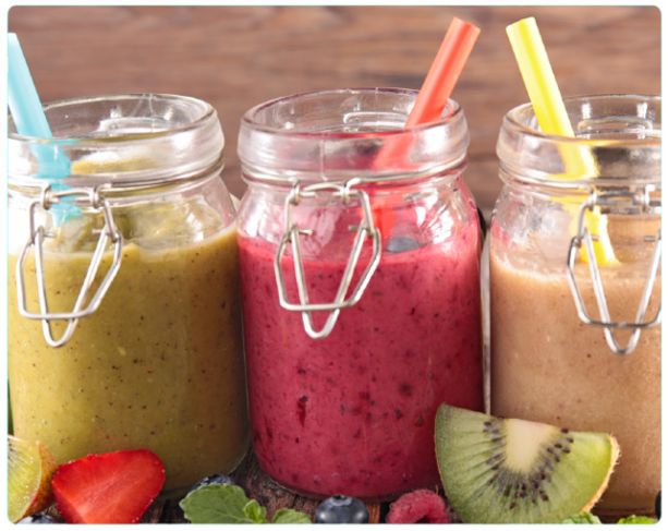 Homemade Smoothies Selection