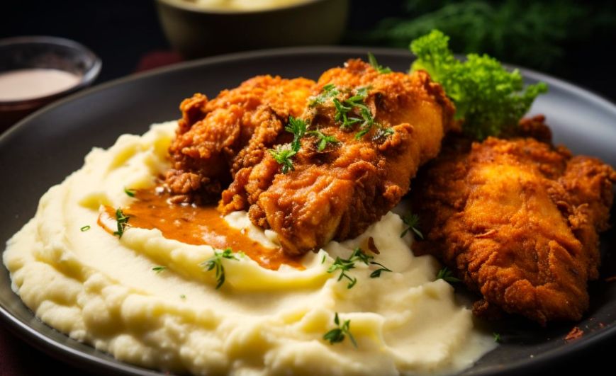 Buttermilk Fried Chicken with Colcannon