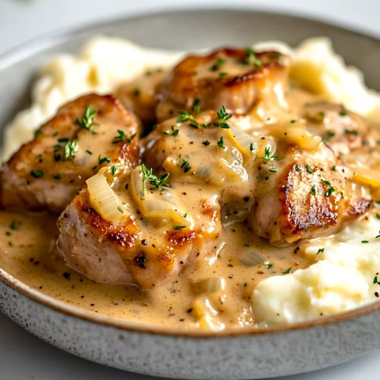 Pork Chops in Creamy Sauce