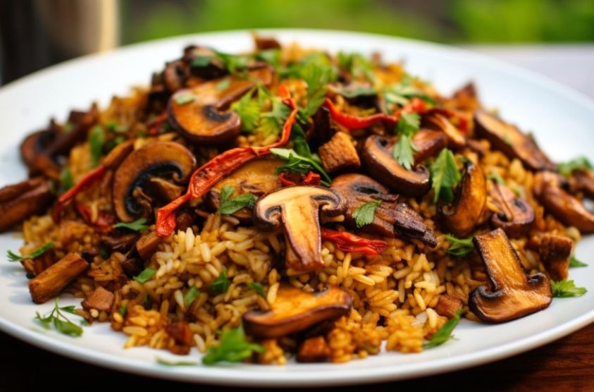 Mushroom Pilaf 
