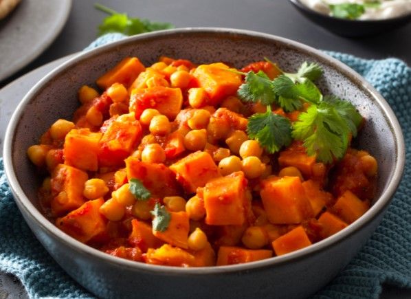 Sweet Potato and Chickpea Tagine