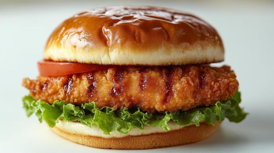 Large Chicken Breast Fillet in Burger Bun