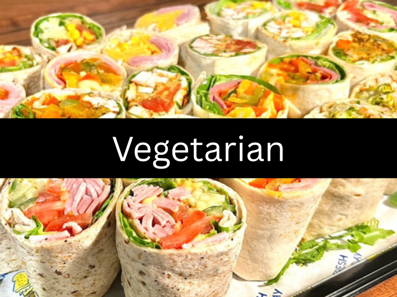 Vegetarian Premium Wrap Selection