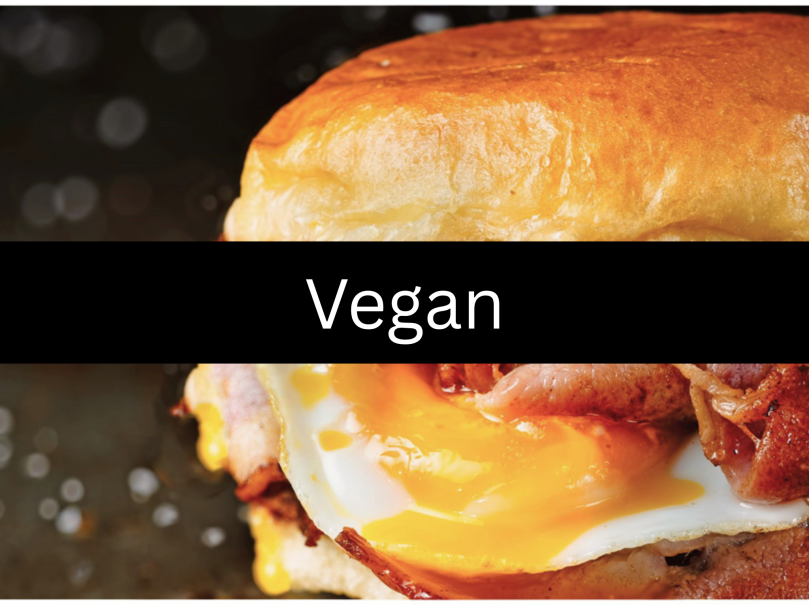 Vegan Breakfast Roll or Bap