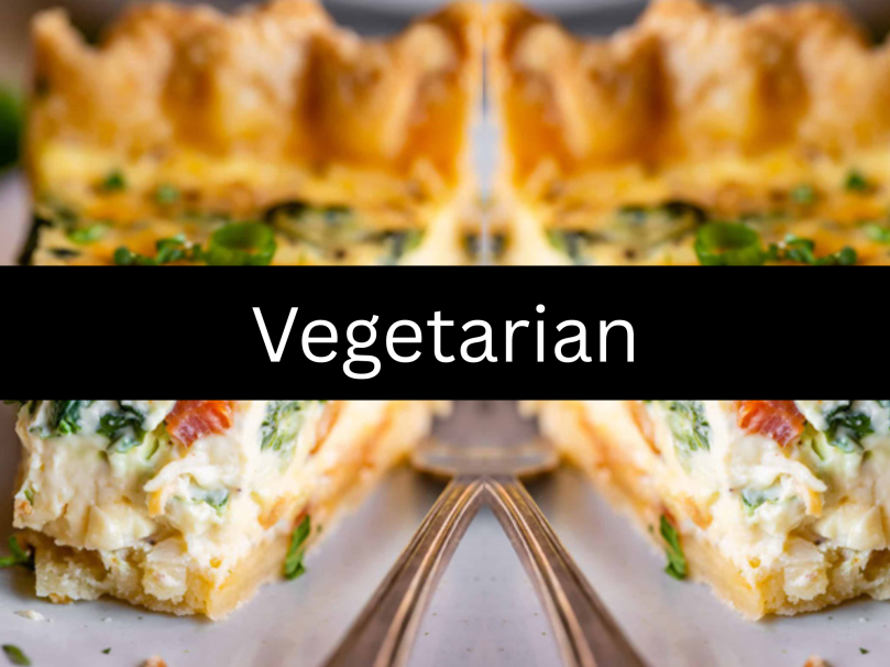 Homemade Vegetarian Quiche