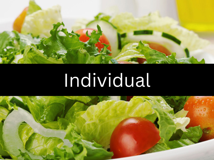 Fresh Garden Leaf Salad (Individual)