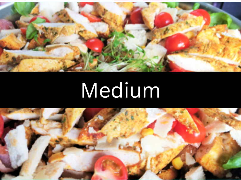 Fresh Chicken Caesar Salad (Medium Bowl)