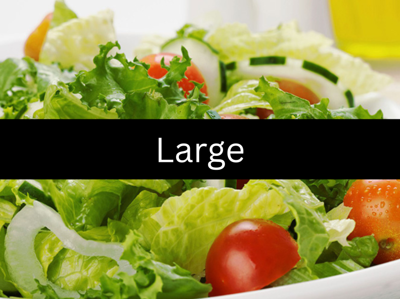 Fresh Garden Leaf Salad (Large Bowl)