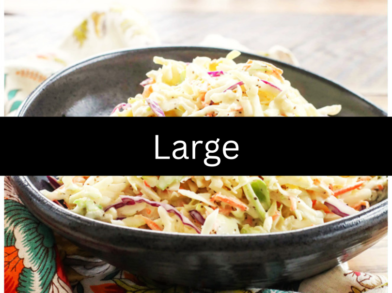 Fresh Homemade Coleslaw Salad (Large Bowl)