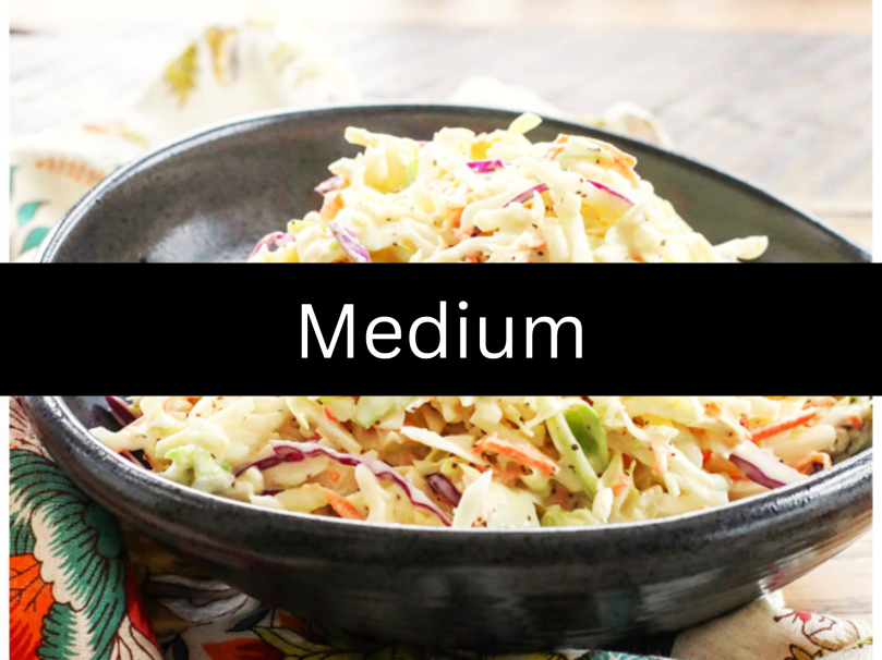 Fresh Homemade Coleslaw Salad (Medium Bowl)