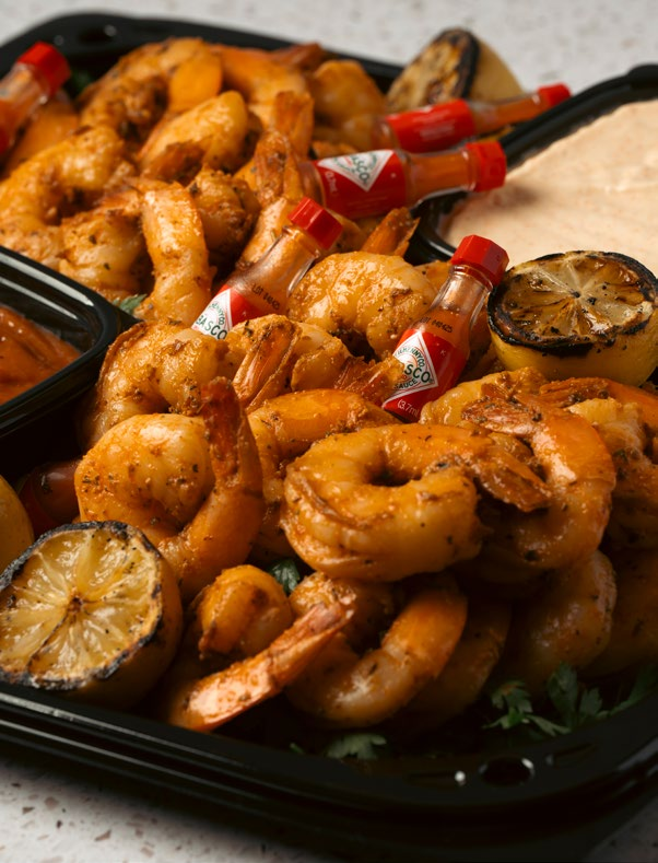 Grilled Shrimp Cocktail Bites