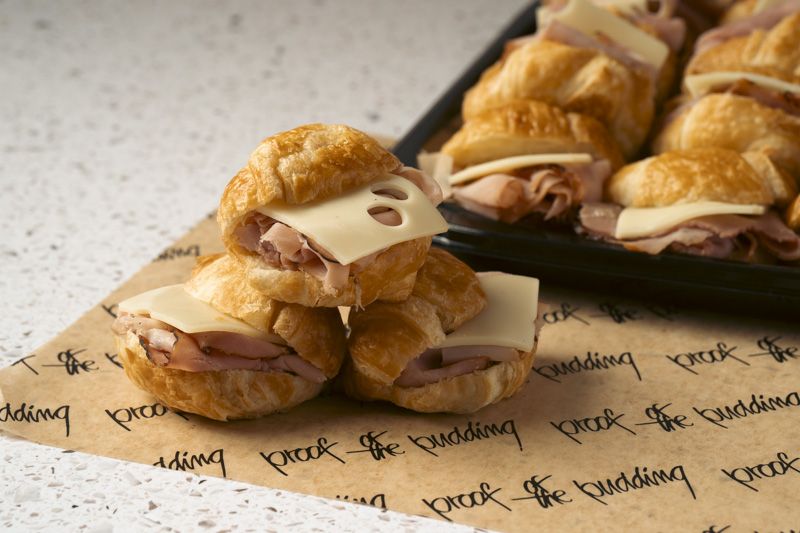 Mini Ham & Swiss Croissants