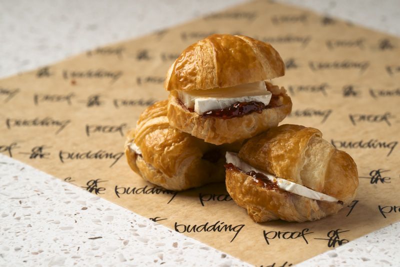Mini Brie & Raspberry Croissants