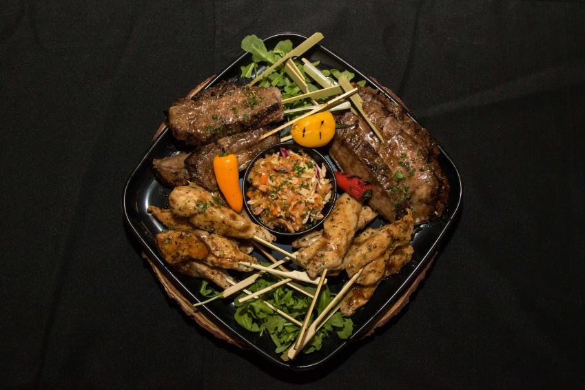 Steak & Chicken Skewer Duet