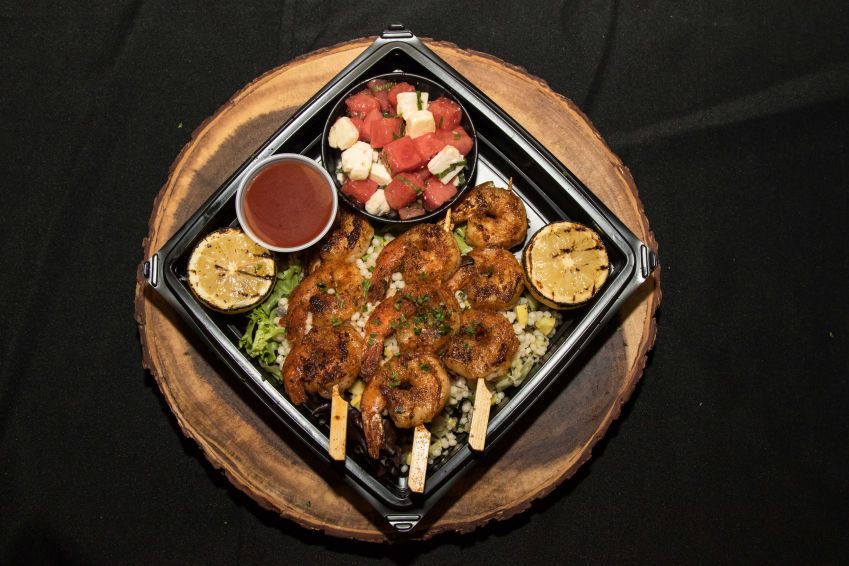 Blackened Citrus Jumbo Shrimp Skewers