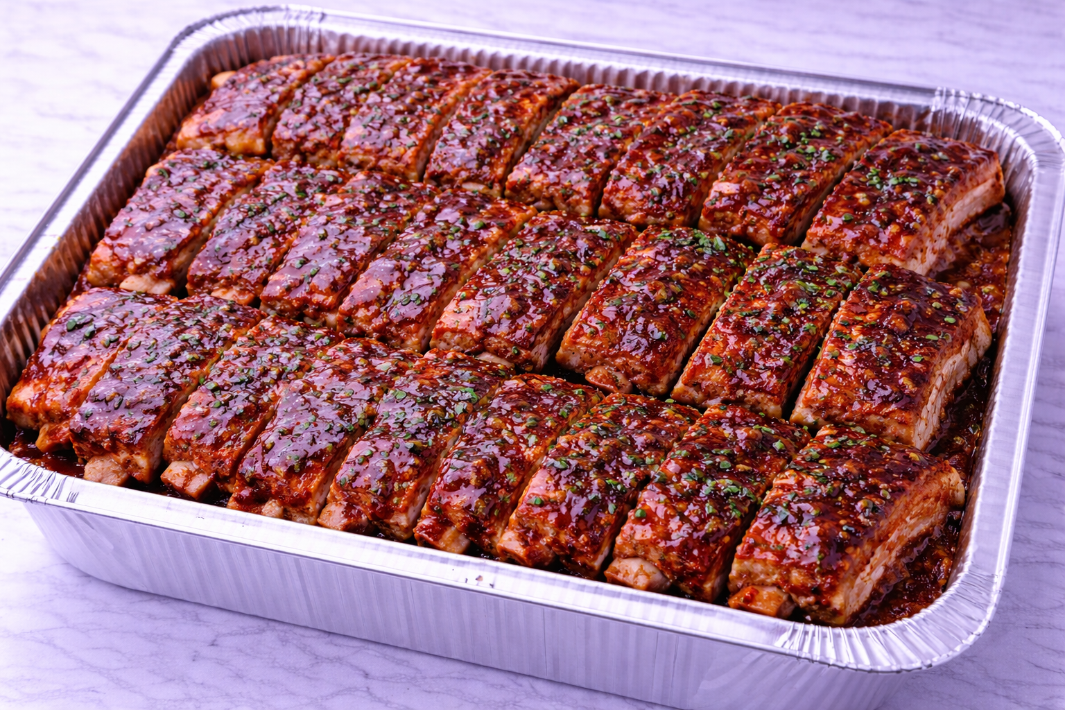 BBQ Ribs with Cornbread