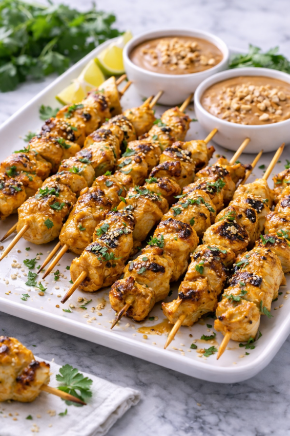 Satay Chicken Skewers