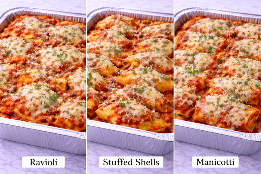 Ravioli, Stuffed Shells, Or Manicotti