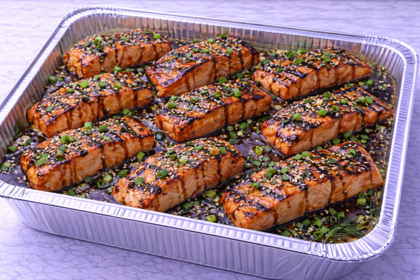 Grilled Teriyaki Salmon