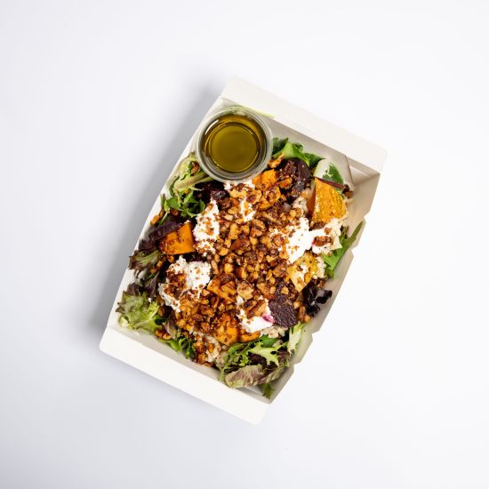 Roast Beetroot, Butter Bean & Tahini Salad