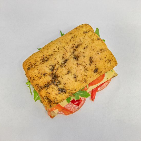 Italian Salami Focaccia
