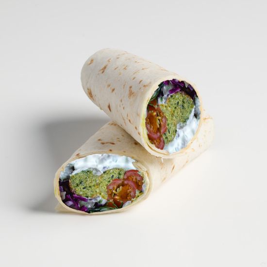 Falafel & Avocado Wrap (Vegan)