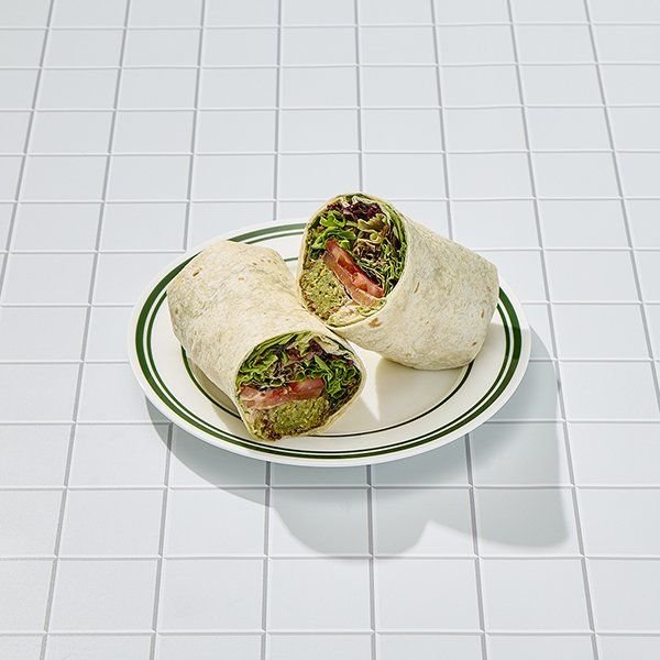 Falafel & Avocado with Hummus Wrap (Vegan)