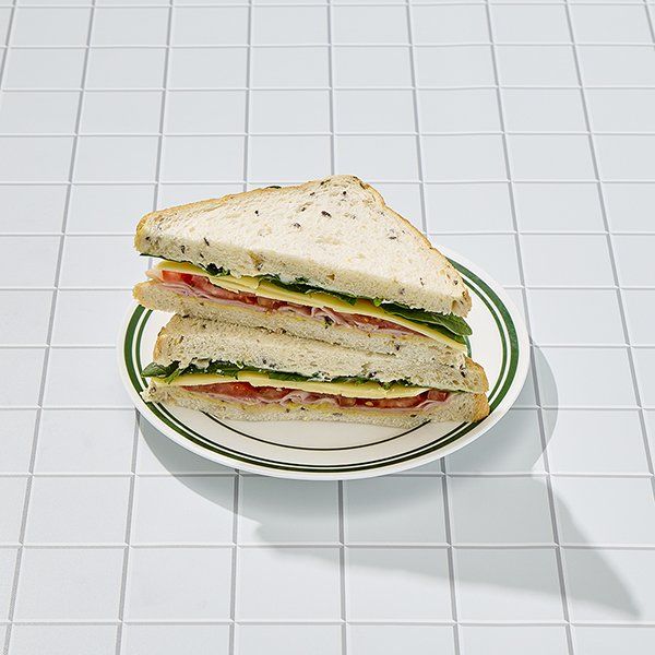 Ham & Tomato Sarnie (Dairy Free)