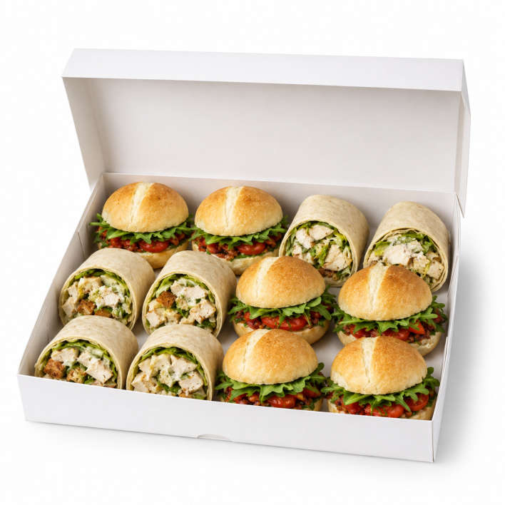 Assorted Sandwiches and Wraps