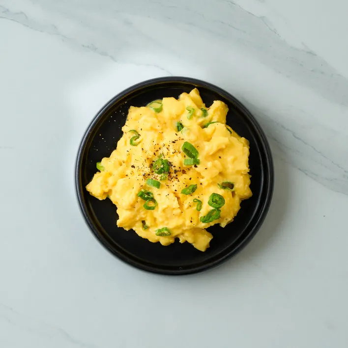 Free-Run Canadian Scrambled Eggs