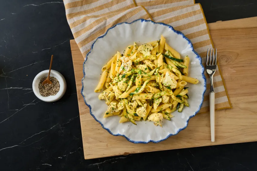 Roasted Zucchini and Cauliflower Salad