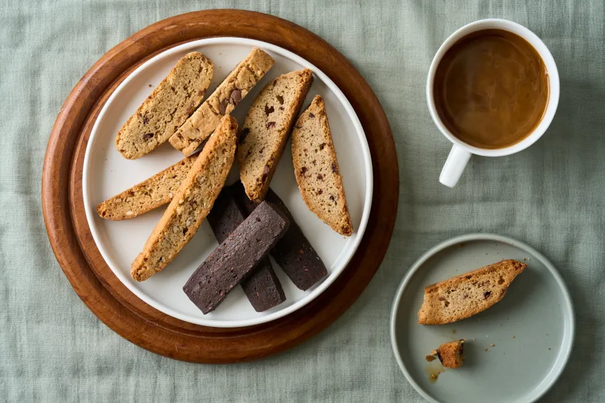 Butter Shortbreads and Biscotti