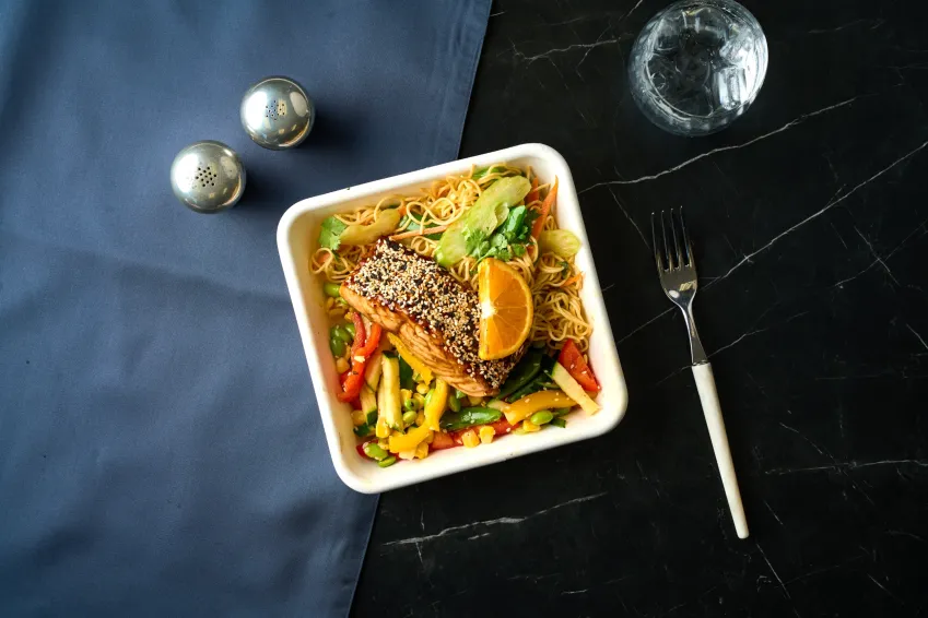 Sesame Garden Teriyaki Salmon Bowl