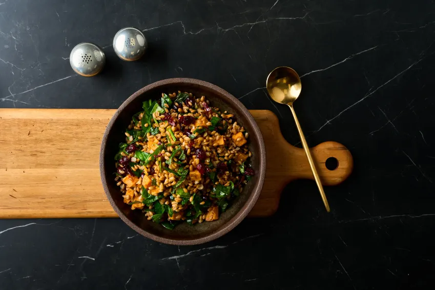 Farro and Roasted Yam