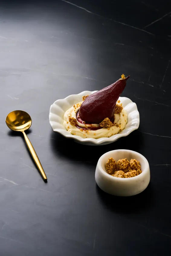 Poached Pear
