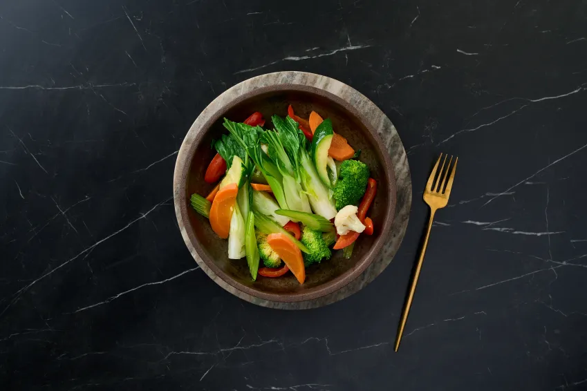 Steamed Asian Vegetables