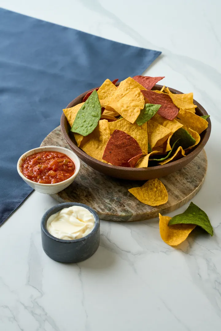 Tri Colour Tortilla Chips