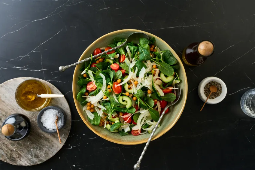 Baby Kale and Fennel Salad